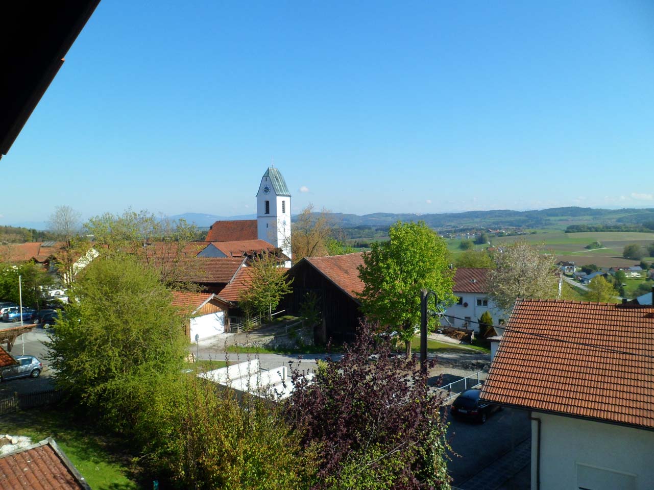 Aussicht vom Balkon