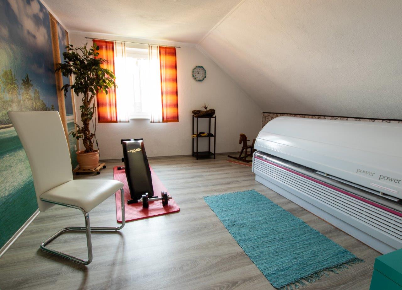 Solarium in der Ferienwohnung